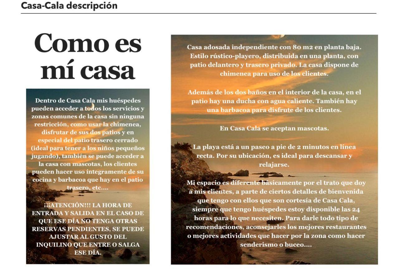 Casa Con Encanto En Calabardina, Cerca De La Playa 外观 照片